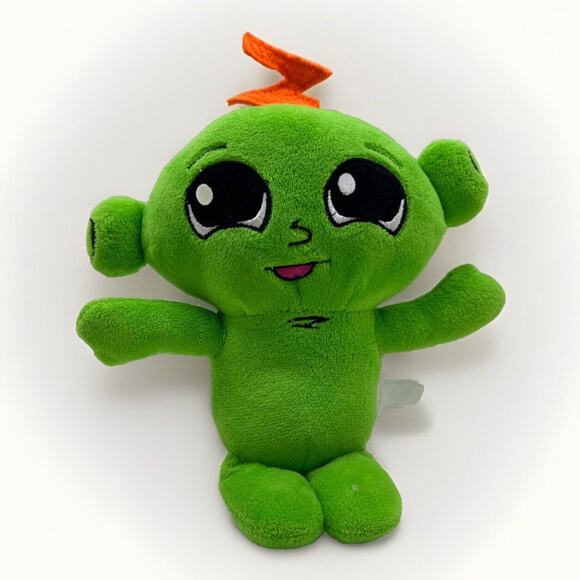 Unbranded Other - Harmony Alien Z Stuffed 10" Plush Toy UFO Space Green Orange Cute Preowned